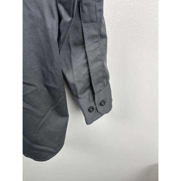 Dickies Men's Gray Work Shirt, NWT Cotton Blend Long-Sleeve Original Fit, Medium - Picture 5 of 5